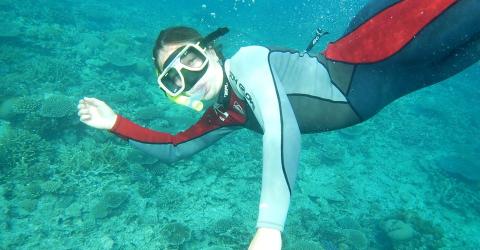 diving