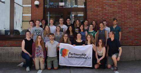 Gruppe von Ehrenamtlichen von Partnership Internationale e.V. 
