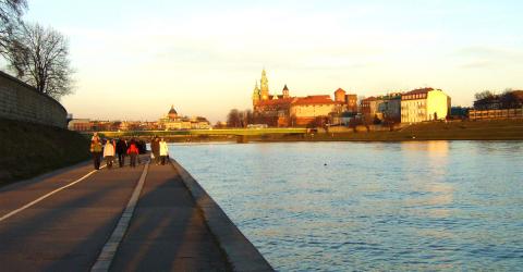 Flusslandschaft in Polen