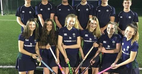 Hockeymannschaft in Schottland