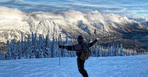 Ski fahren in Kanada