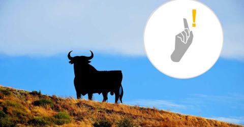 Stier Zeichen in Spanien