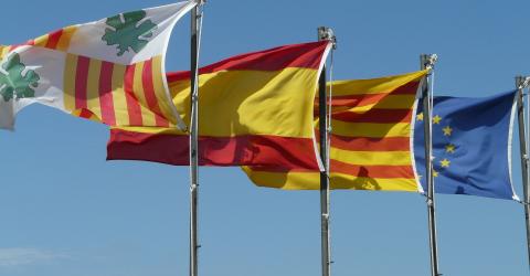 Schüleraustausch in Spanien: Spanische Fahnen 