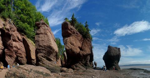 Bay of Fundy in New Brunswick, Kanada