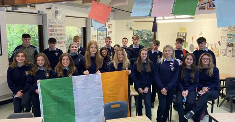 Schulklasse in Irland - Schüleraustausch