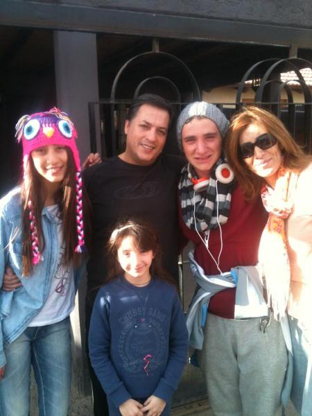 Tim mit seiner Gastfamilie in Argentinien