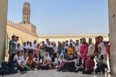 Besuche mit anderen Austauschsch&uuml;lern die Sehensw&uuml;rdigkeiten &Auml;gyptens.