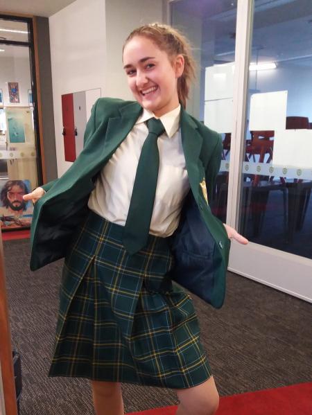 Annika im Kurzzeitschüleraustausch in Australien
