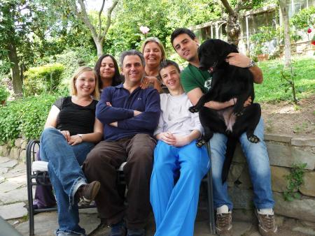 AFSerin Corinna mit ihrer italienischen Gastfamilie