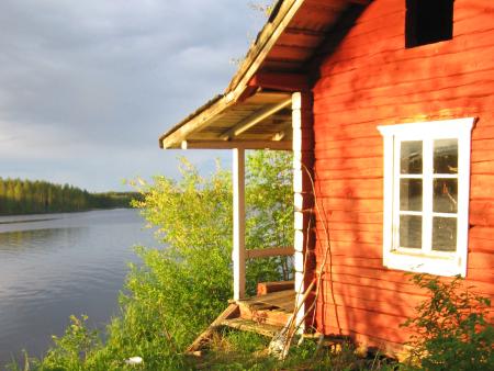 Haus am See in Finnland