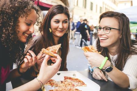 Italien Schüleraustausch Pizza