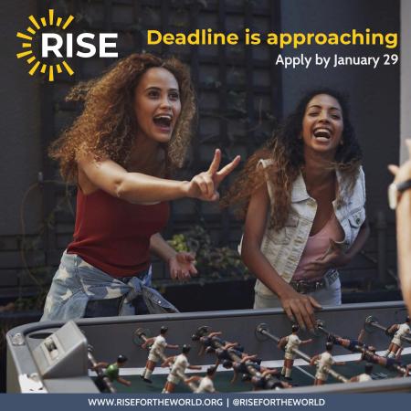 Rise Pogamm für engagierte Jugendliche