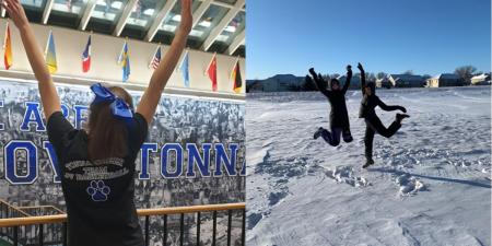Mein Schüleraustausch in den USA Beim Cheerleading und im Schnee