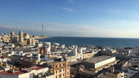 Blick auf Cádiz