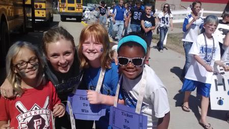 Austuaschschülerin Leona währen ihres Schüleraustauschs in South Dakota mit Open Door International e.V. 