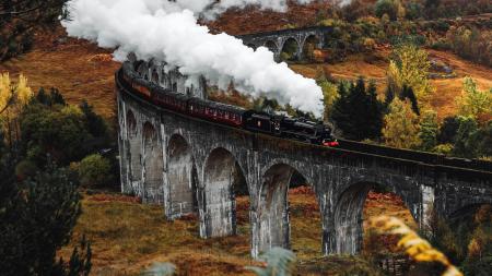 Schottland die Eisenbahn