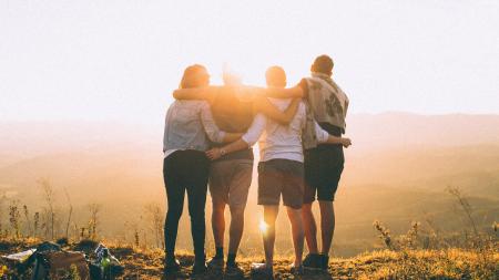 Gruppe junger Menschen 