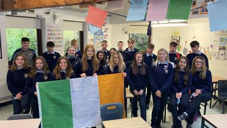 Schulklasse in Irland - Schüleraustausch