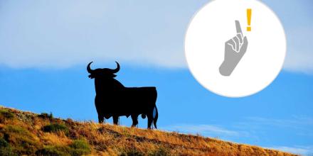 Stier Zeichen in Spanien